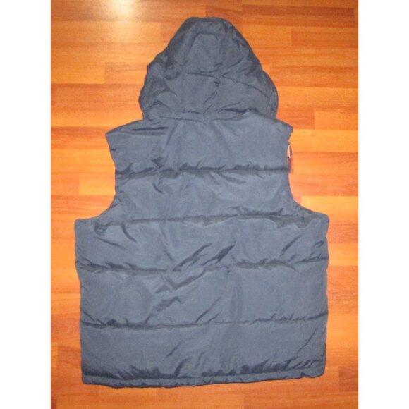 Old Navy Dark Blue Puffer Vest w/Hood - XL - Picture 6 of 10